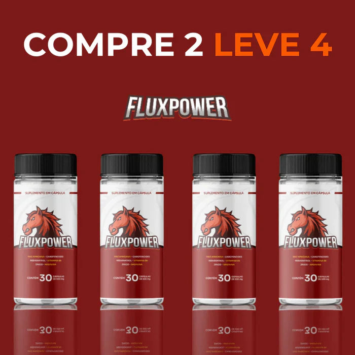 FluxPower 30 Cápsula  – Maior Aliado Do Homem + Frete Grátis